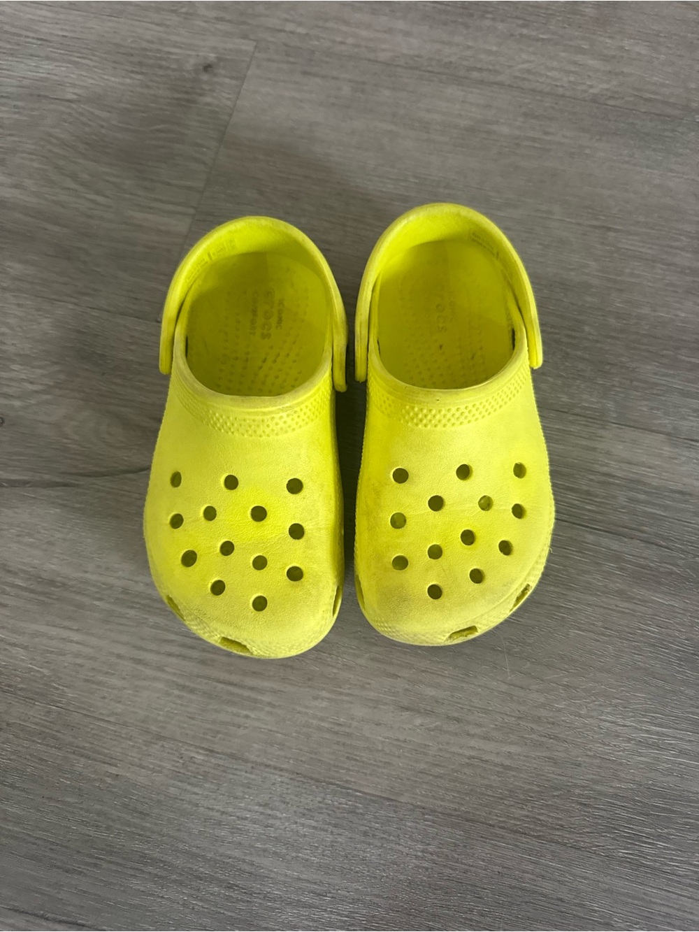 Kids' Lightweight Yellow Crocs